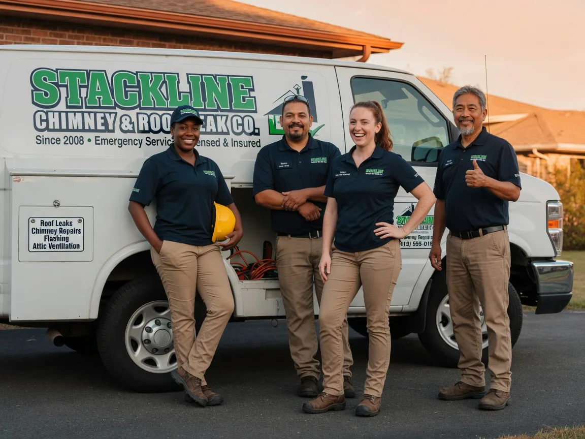 Chimney flashing repair company in Vardaman, MS